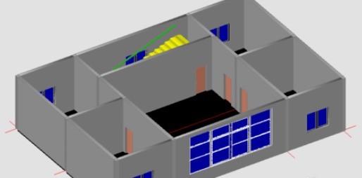 天正建筑2014设计建筑物二层平面图的详细教学