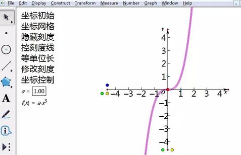 几何画板绘制三次抛物线的具体方法