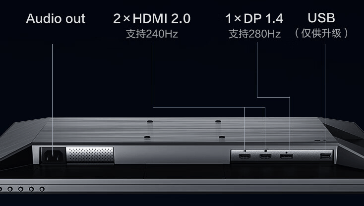 雷神“ZF25F240L”24.5 英寸显示器 5 月 20 日开售：1080P 280Hz，1199 元