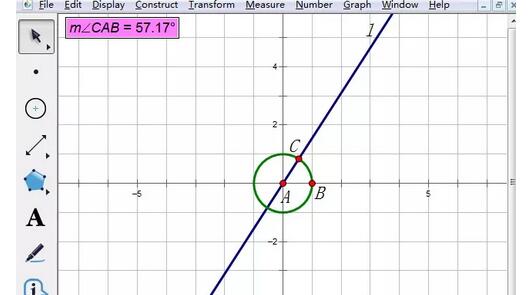 几何画板画出斜率k的直线的操作方法
