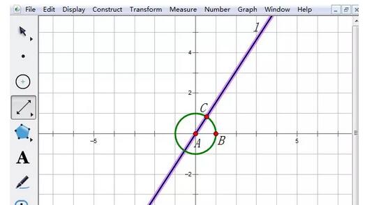 几何画板画出斜率k的直线的操作方法