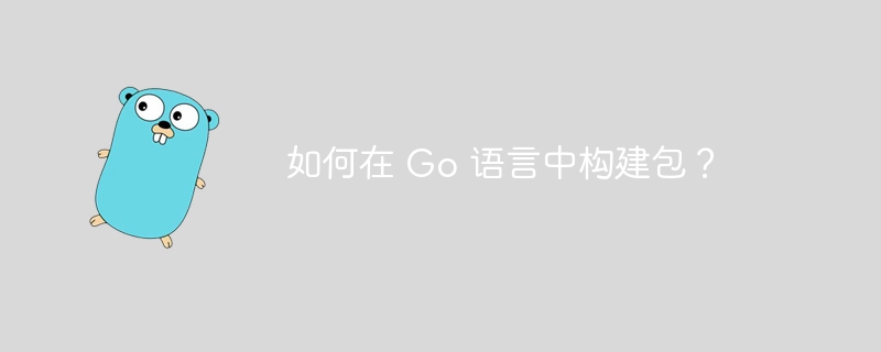 如何在 Go 语言中构建包？