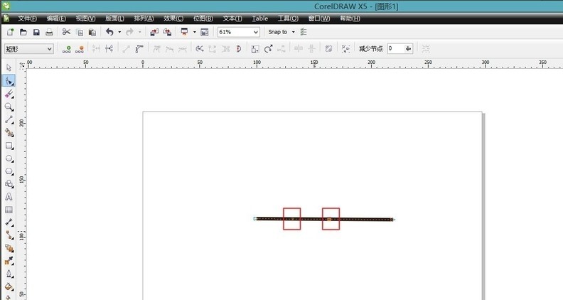 在corelDRAW里怎样清除部分线段 corelDRAW里清除部分线段的教程