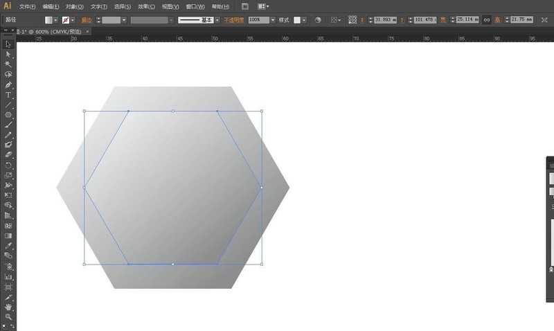 ai怎么画六边形并添加立体感_ai六边形立体效果的制作方法