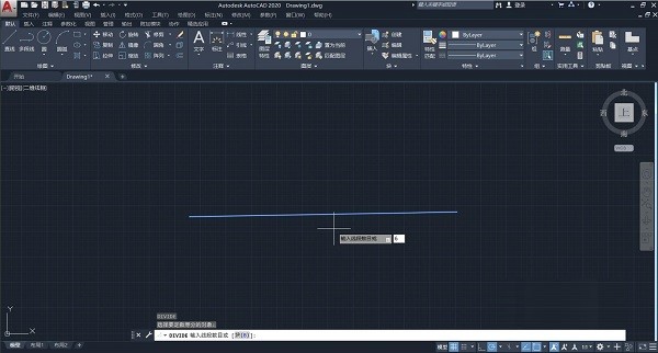 Auto CAD2020怎么等分线段