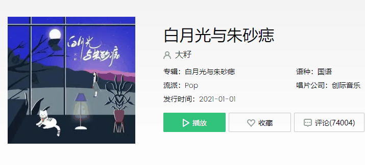 抖音2021最火的歌曲前十名