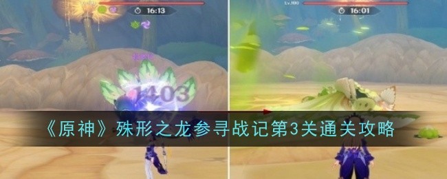 《原神》殊形之龙参寻战记第3关通关攻略