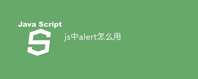 js中alert怎么用