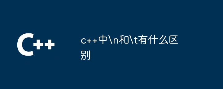 c++中n和t有什么区别