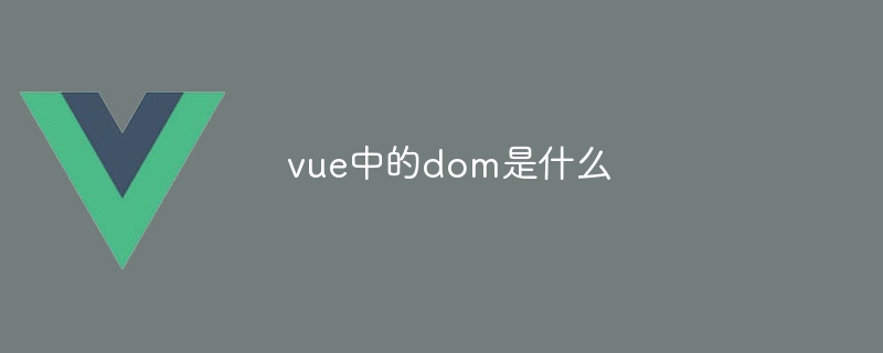 vue中的dom是什么