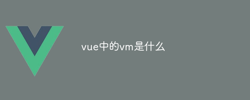 vue中的vm是什么