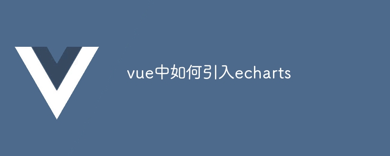 vue中如何引入echarts