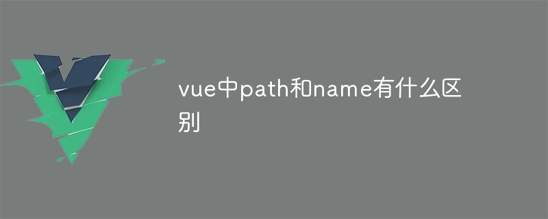 vue中path和name有什么区别