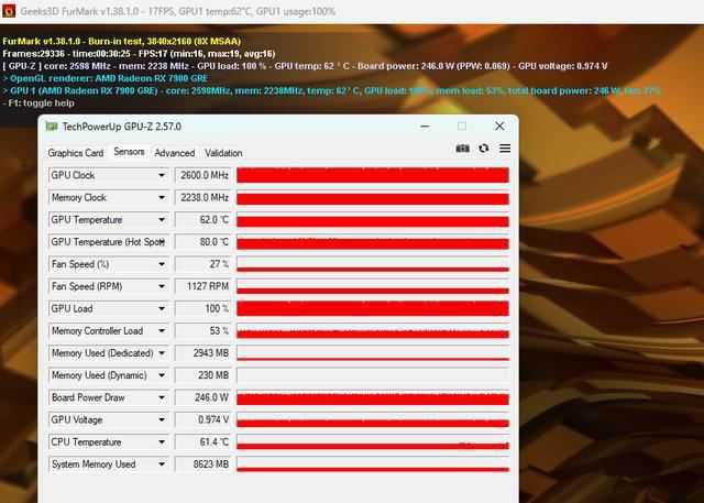 4K 游戏流畅跑: 技嘉RX 7900 GRE魔鹰16G显卡全面评测插图40