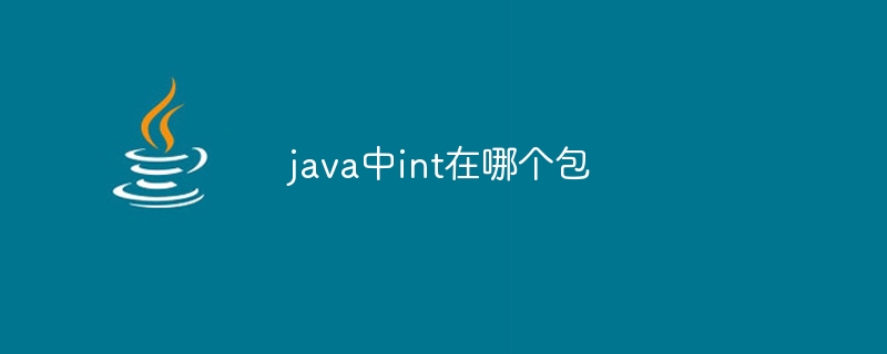 java中int在哪个包