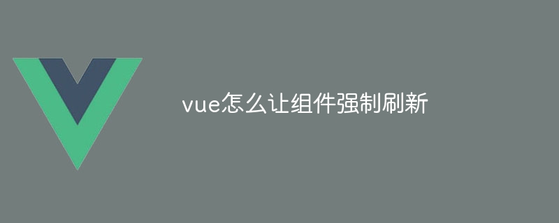 vue怎么让组件强制刷新