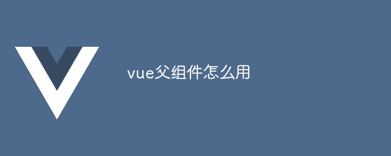 vue父组件怎么用