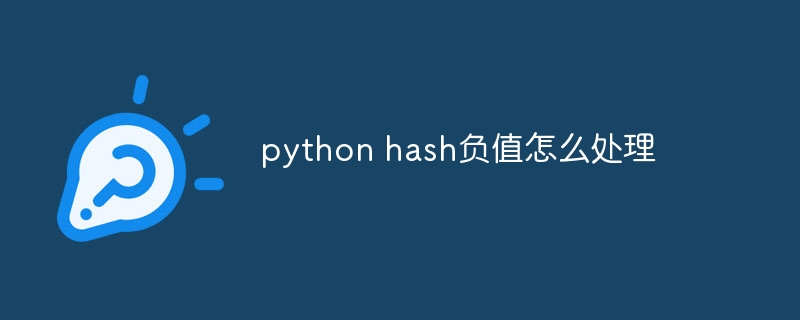 python hash负值怎么处理
