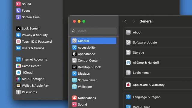 苹果macOS 15设置界面将迎来重大更新:优化选项布局 重新设计图标插图2