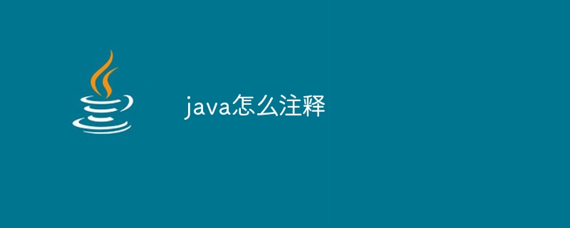 java怎么注释