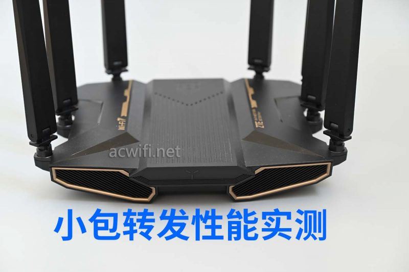 中兴问天BE7200Pro+路由器小包转发率性能实测插图