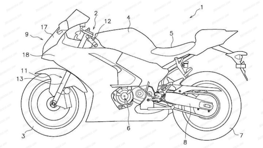 加大马力强化散热，雅马哈YZF-R7新散热系统专利图曝光