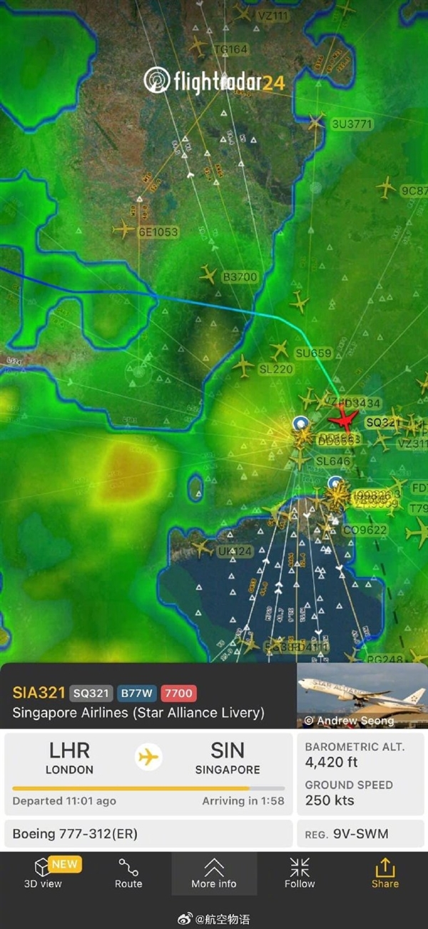 新加坡航空一波音777客机紧急迫降曼谷机场：致1死30伤