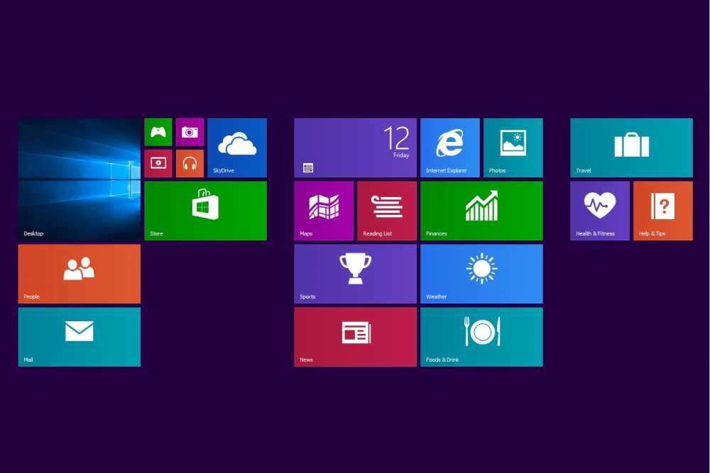 Windows 10 磁贴 Windows 10 tiles