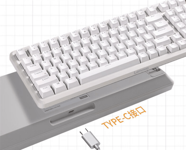 99.9元 联想MK9有线机械键盘上架：98键配列、Type-C接口