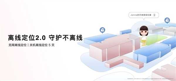 华为儿童手表5 Pro发布：首发离线定位2.0 没网、关机五天也能定位