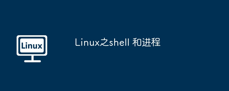 linux之shell 和进程