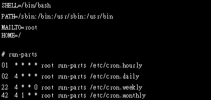 Linux下的计划任务－－crontab