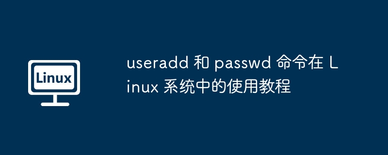 useradd 和 passwd 命令在 linux 系统中的使用教程