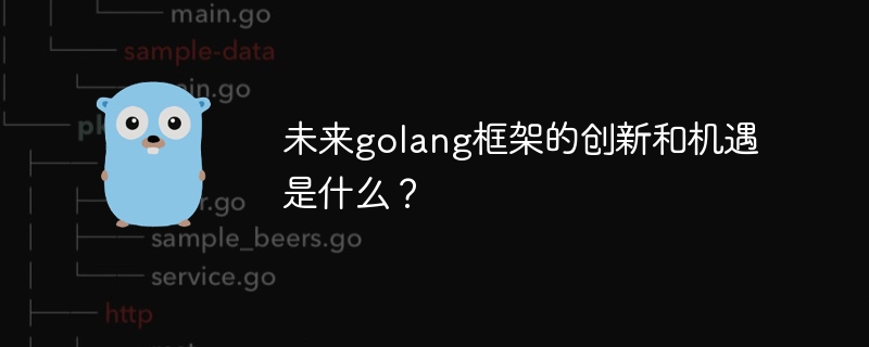 未来golang框架的创新和机遇是什么？