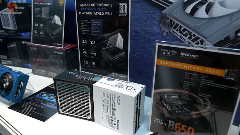 蓝宝石重振电源产品线，展出 NITRO+、Pulse 系列 ATX3.0 电源