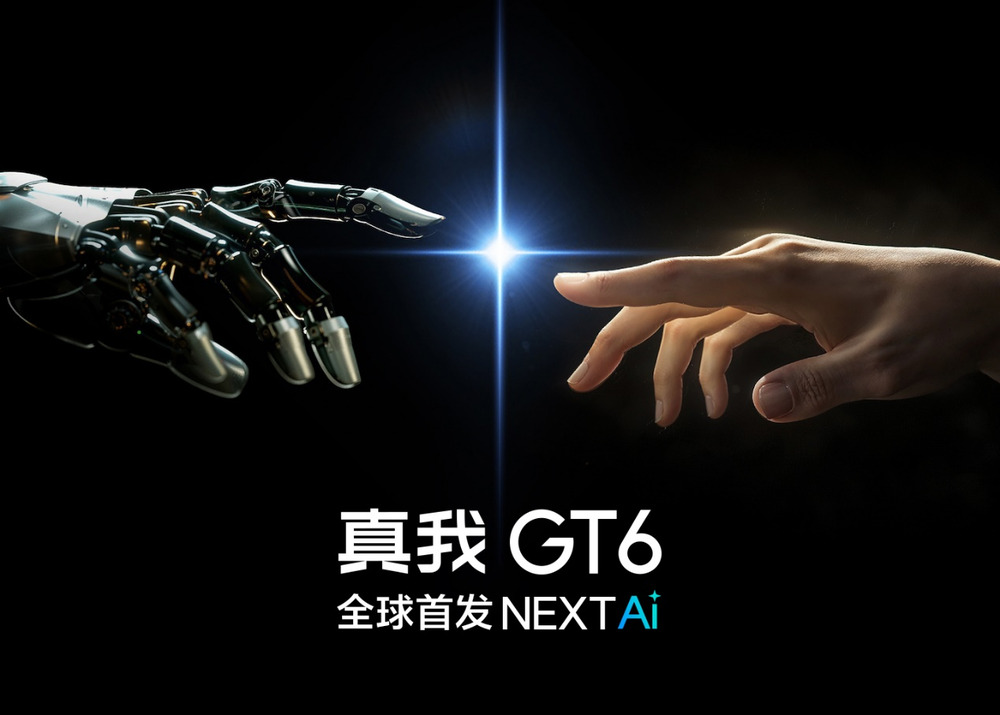 真我NEXT AI全球发布，全新性能旗舰真我GT6将首发搭载