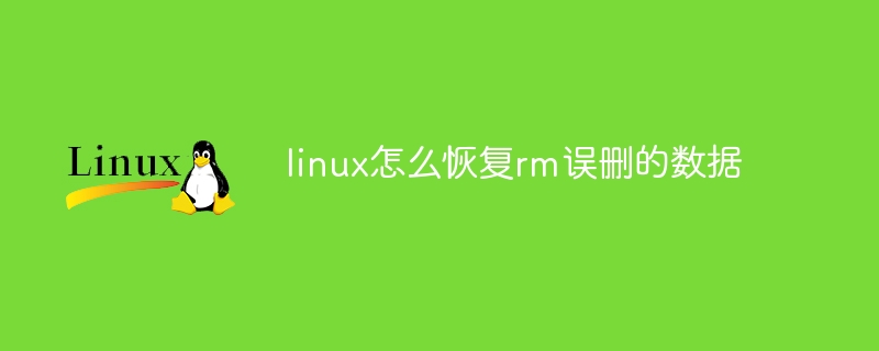 linux怎么恢复rm误删的数据