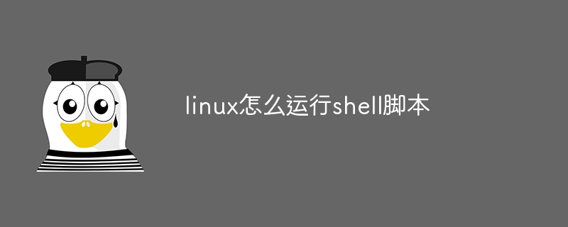 linux怎么运行shell脚本