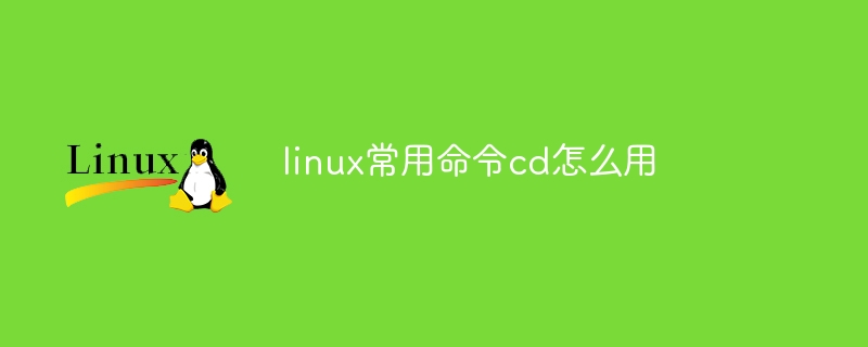 linux常用命令cd怎么用