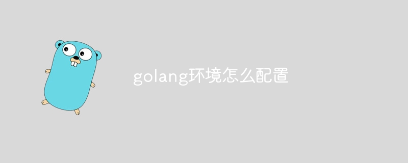 golang环境怎么配置