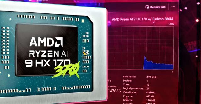 性能炸裂! AMD Ryzen AI 9 HX370 CPU和核显跑分已曝光插图