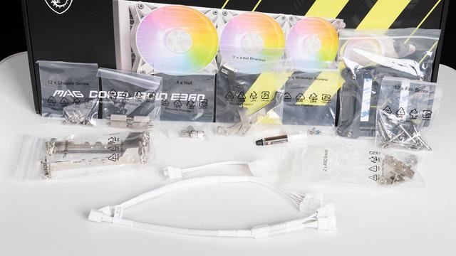 轻松压制火力全开的14600KF! 微星MAG E360寒冰白色限定水冷测评插图14