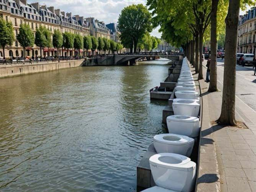 法国人准备在塞纳河集体拉粑粑 以此抗议花14亿治理河水