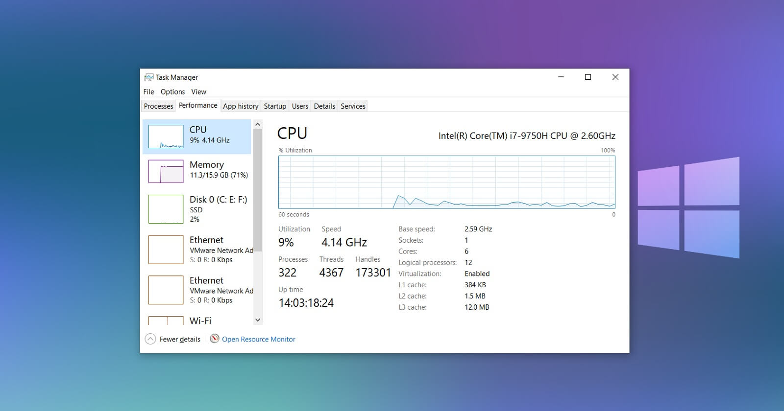 CPU 占用率高 High CPU usage