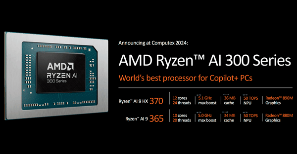 世界最强NPU！AMD锐龙AI 300系列发布：AI PC焕然一新