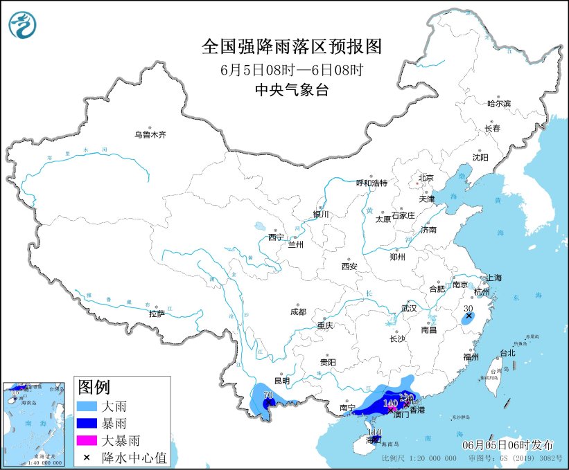 云南浙江等地仍有较强降雨 内蒙古东北等有强对流天气