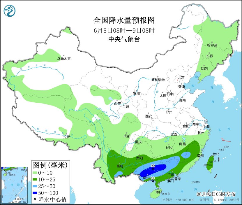 西北华北地区多雷阵雨 内蒙古东北等地的部分地区有强对流天气