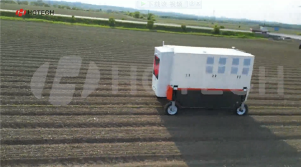 告别农药零污染环境！中国第一台全天候激光智能除草机器人落地