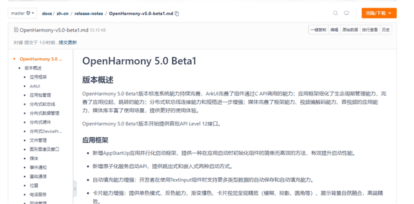 更新内容超级多！开源鸿蒙大版本OpenHarmony 5.0 Beta1发布