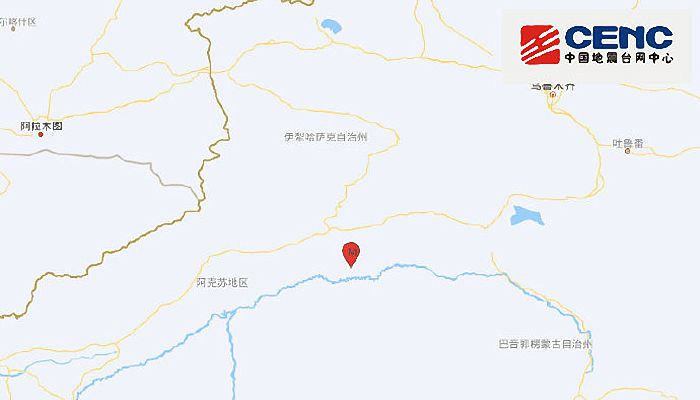 新疆地震最新消息刚刚：阿克苏地区库车市发生3.0级地震